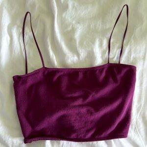 Open back crop tank top!